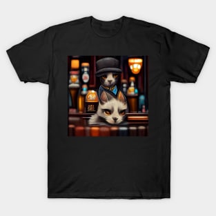 Cats at the bar T-Shirt